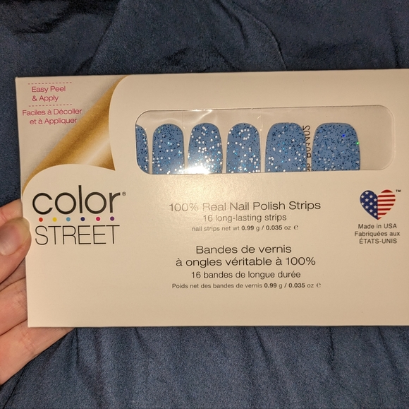 Last chance!Color Street Blue lot 3 Full Manicure Nail Polish Strips and Twosies - Picture 13 of 15